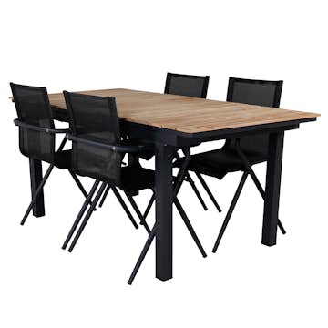 Matgrupp Venture Home Mendi med 4 Act Stolar