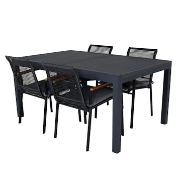 Matgrupp Venture Home Marbella med Deni Stolar