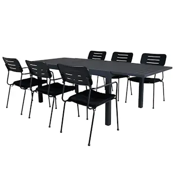 Matgrupp Venture Home Marbella med 6 Nice Stolar