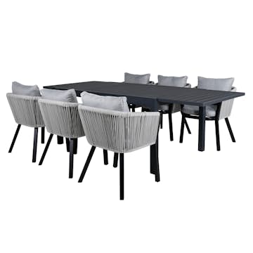 Matgrupp Venture Home Marbella med 6 Veny Stolar