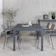 Matgrupp Venture Home Marbella med 4 Levi Stolar Grå