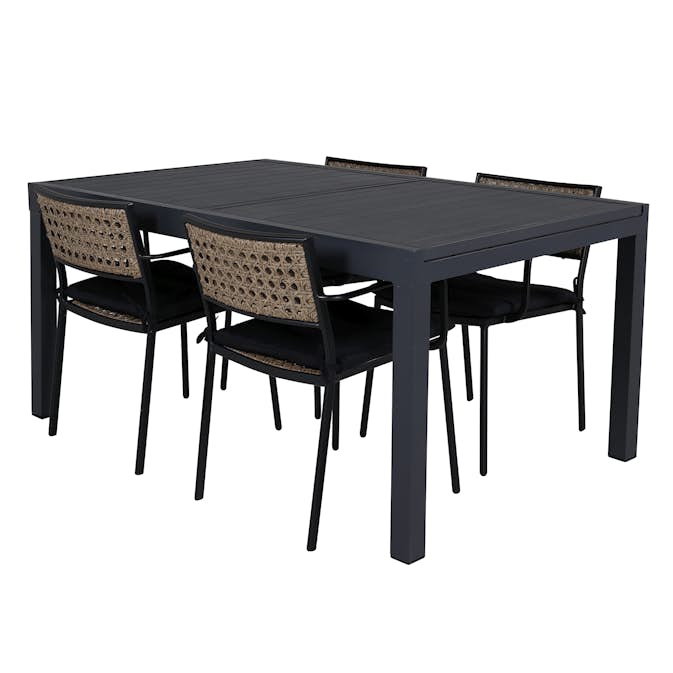 Matgrupp Venture Home Marbella med 4 Poda Stolar