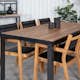 Matgrupp Venture Home Bois med 6 Velle Stolar