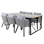 Matgrupp Venture Home Texas med 6 Veny Stolar