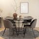 Matgrupp furniture/fashion Copenhagen Ø140 cm med 4 Velvet Stolar