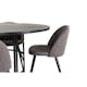 Matgrupp furniture/fashion Copenhagen Ø140 cm med 4 Velvet Stolar