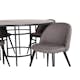 Matgrupp furniture/fashion Copenhagen Ø140 cm med 4 Velvet Stolar