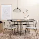 Matgrupp furniture/fashion Copenhagen Ø140 cm med 4 Kenth Stolar