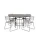 Matgrupp furniture/fashion Copenhagen Ø140 cm med 4 Kenth Stolar