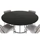 Matgrupp furniture/fashion Copenhagen Ø140 cm med 4 Kenth Stolar