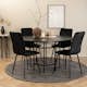 Matgrupp furniture/fashion Copenhagen Ø140 cm med 4 Windu Stolar