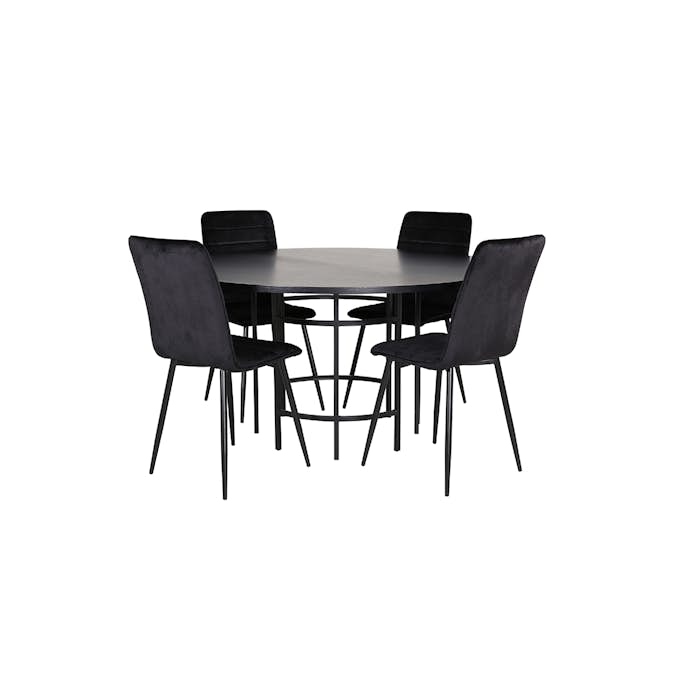 Matgrupp furniture/fashion Copenhagen Ø140 cm med 4 Windu Stolar