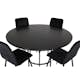 Matgrupp furniture/fashion Copenhagen Ø140 cm med 4 Windu Stolar