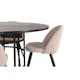 Matgrupp furniture/fashion Copenhagen Ø140 cm med 4 Velvet Stolar