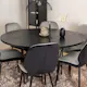 Matgrupp furniture/fashion Copenhagen Ø140 cm med 6 Emma Stolar