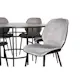 Matgrupp furniture/fashion Copenhagen Ø140 cm med 6 Emma Stolar