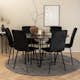 Matgrupp furniture/fashion Copenhagen Ø140 cm med 6 Windu Stolar