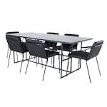 Matgrupp Venture Home Lund matbord och Tjärö matstol