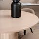 Matgrupp Venture Home Bianca Rund med 4 Valentina Stitcthes Stolar Polyester