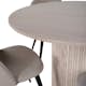 Matgrupp Venture Home Bianca Rund med 4 Valentina Stitcthes Stolar Polyester