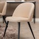 Matgrupp Venture Home Bianca Rund med 4 Valentina Stitches Stolar Sammet