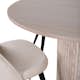 Matgrupp Venture Home Bianca Rund med 4 Valentina Stitches Stolar Sammet
