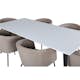 Matgrupp Venture Home Jolie med 6 Bergen Stolar Polyesterlinen