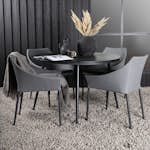 Matgrupp Utomhus Venture Home Break Ø120 med 4 Spoga Trädgårdsstolar