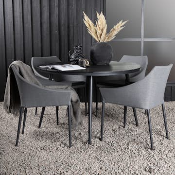 Matgrupp Utomhus Venture Home Break Ø120 med 4 Spoga Trädgårdsstolar