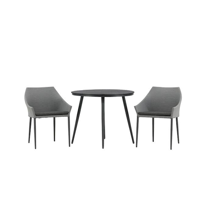 Cafégrupp Venture Home Break Ø90 cm med 2 Spoga Stolar