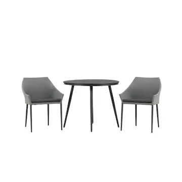 Cafégrupp Venture Home Break Ø90 cm med 2 Spoga Stolar