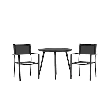 Cafégrupp Venture Home Break Ø90 cm med 2 Copacabana Stolar