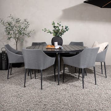 Matgrupp Venture Home Break Ø150 med 6 Spoga Matstolar