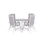 Matgrupp Venture Home Break Ø120 cm med 4 Albany Stolar