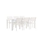 Matgrupp Venture Home Togo med 6 Santorini stolar