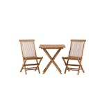 Cafégrupp Venture Home Kenya Klaffbord med 2 Kenya Stolar