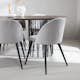 Matgrupp furniture/fashion Stone med 6 Velvet Stolar