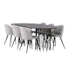 Matgrupp furniture/fashion Stone med 6 Velvet Stolar