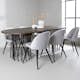 Matgrupp furniture/fashion Stone med 6 Velvet Stolar