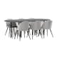 Matgrupp furniture/fashion Stone med 6 Velvet Stolar