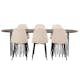 Matgrupp Venture Home Stone med 6 Polar Stolar Sammet