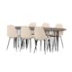 Matgrupp Venture Home Stone med 6 Polar Stolar Sammet