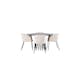 Matgrupp Venture Home Stone Ø120 cm med 4 Berit Stolar