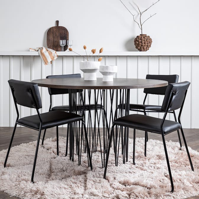Matgrupp furniture/fashion Stone med 4 Kenth Stolar
