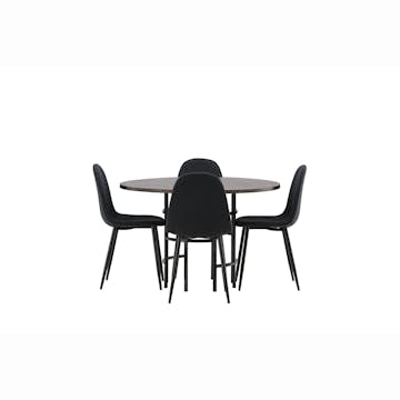 Matgrupp Venture Home Copenhagen med 4 Polar Stolar