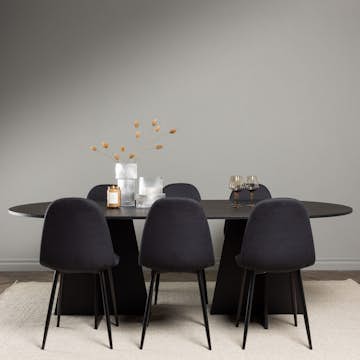 Matgrupp Venture Home Bootcut Oval med 6 Polar Stolar