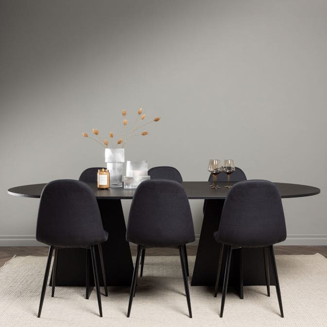 Matgrupp Venture Home Bootcut Oval med 6 Polar Stolar