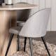 Matgrupp Venture Home Olivia med 4 Velvet Stolar