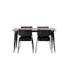 Matgrupp Venture Home Tempe 140 cm med 4 Kenth Stolar