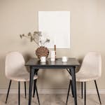 Matgrupp Venture Home Tempe med 2 Polar Stolar Sammet